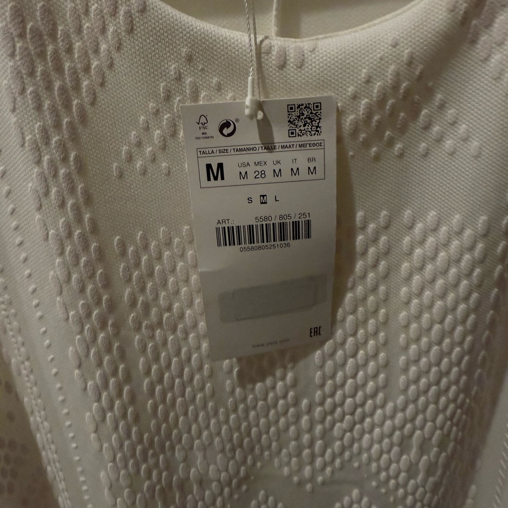 NWT Zara Shift Dress Size M - Picture 5 of 10